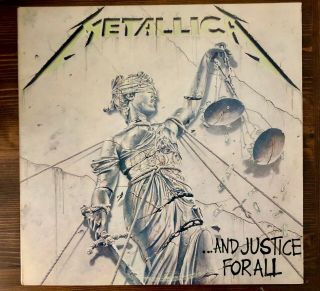Metallica -.  And Justice For All Vinyl Lp 1988