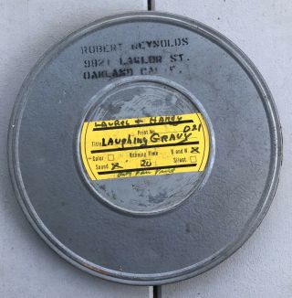 Vintage Laughing Gravy - Laurel & Hardy - 1931 - 16mm Film B/w Sound
