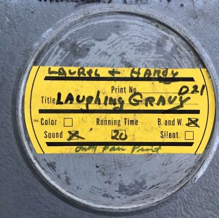 Vintage Laughing Gravy - Laurel & Hardy - 1931 - 16mm Film B/W Sound 2
