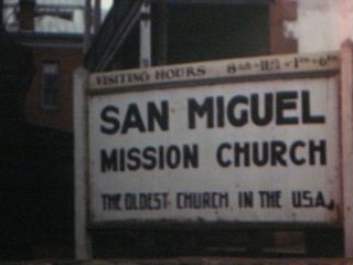 16mm Film 1940s Home Movie San Miguel Mission Church Mexico Kodachrome