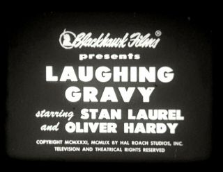 16mm Film Laurel And Hardy In Laughing Gravy 