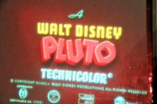 In Dutch 16 Mm Color Sound Pluto Cartoon