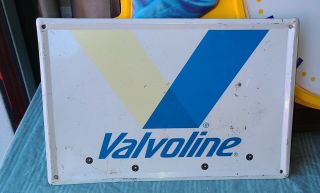 Valvoline Advertising Motor Oil Metal Sign