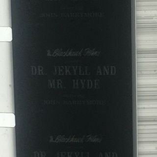 16mm Film Dr.  Jekyll Mr.  Hyde John Barrymore 1920 Blackhawk Print W/music Score