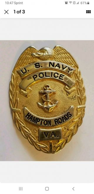 3x U.  S.  Navy Badges For Special Customer Order