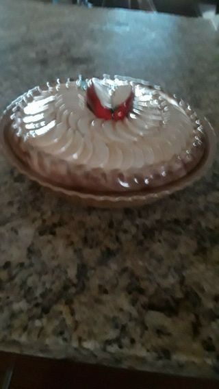 Sanor Ceramics Apple Pie Plate.  12 inch. 3