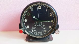Mig - 29 Soviet Military Aviation Watch With Stopwatch,  Clocks Panel 60 Chp/ 60 ЧП