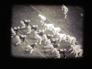 16 mm B & W Sound 392 Castle Films Football Parade of 1957 W/ Box 5