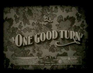 16mm Film " One Good Turn " Laurel And Hardy B&w Titles Cond.