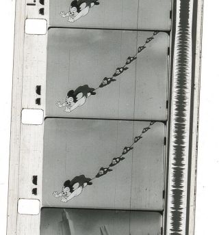 Two in one 16mm Film Mighty Mouse & Oswald Rabbit Kilkenny Cats & Fun House 2