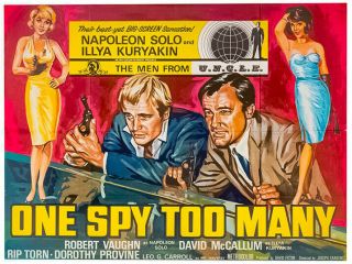 16mm Feature Tv The Man From Uncle " One Spy Too Many " Vaughn Mccallum Rip Torn
