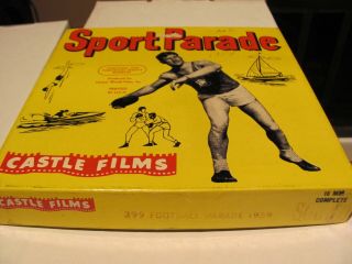 16 Mm B & W Sound 399 Castle Films Football Parade Of 1959 W/ Box