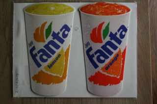 Fanta Soda Advertisement 80 ' s or 90 ' s Point of advertisement RARE NOS Soda 2