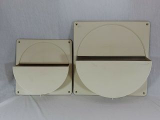 2 Different Size Tupperware Lid Organizers Storage 1646 - 4 Lg & 1645 - 1 Sm (s)