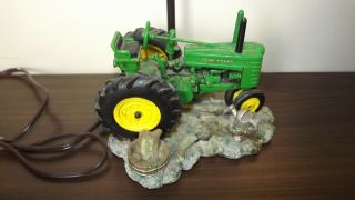 John Deere Tabletop Lamp No Shade Green Tractor Oh Wowo