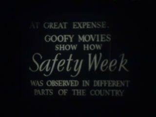 16mm Safety Week Theatrical Comedy Short 400 