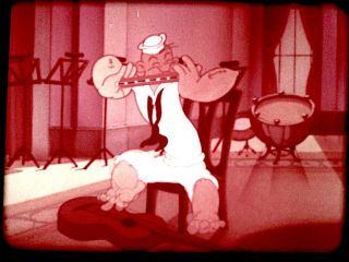 16mm animated POPEYE cartoon SYMPHONY IN SPINACH Paramount 5