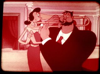 16mm animated POPEYE cartoon SYMPHONY IN SPINACH Paramount 6