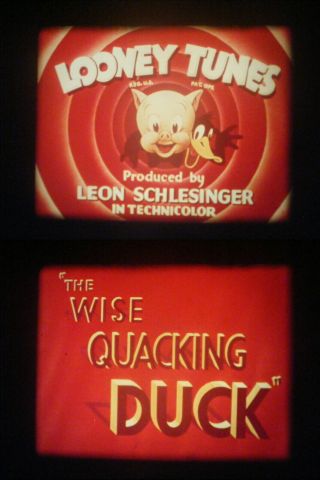 16mm Sound - Daffy Duck In " The Wise Quacking Duck " - 1943 Looney Tunes - Fuji Color
