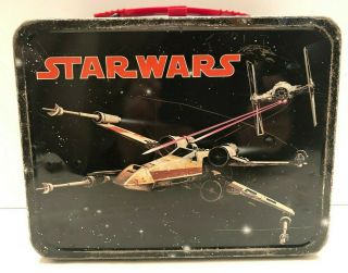 Vintage Star Wars Metal Lunchbox 1977 Rare 1st Issue Star Field Band