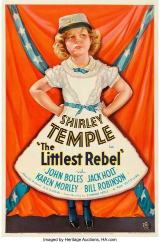16mm The Littlest Rebel (1935).  Shirley Temple Classic B/w Feature Film.