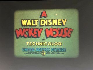 16mm Film Cartoon: Thru the Mirror with Mickey Mouse (1936) LPP 2
