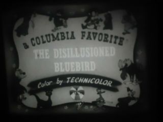 16mm The Disillusioned Bluebird 1944 Columbia Cartoon Silent 400 