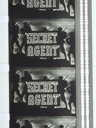 Secret Agent Hitchcock 16mm Feature Film Madeleine Carroll,  John Gielgud