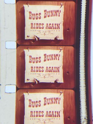 16mm Sound Color Theatrical Cartoon Bugs Bunny Rides Again Bugs&Yosemite 1948 3