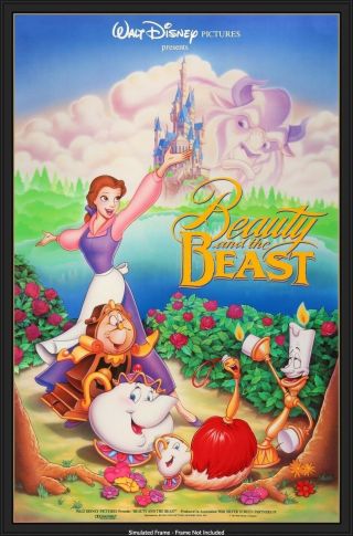Disney Beauty & The Beast 16mm Feature Ag 15 Reel 2&3 In Film Cans