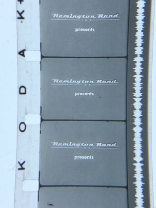 16mm Sound B/w Remington The Model 99 Calculator W/orig Can 1953 800” Vg