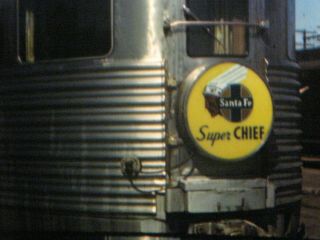 16mm Film Home Movie Los Angeles To Chicago Aboard Chief Passenger Train
