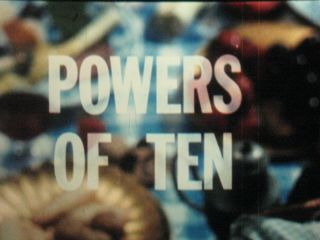 Famous Short 16mm Film Movie Powers Of 10 By Charles & Ray Eames
