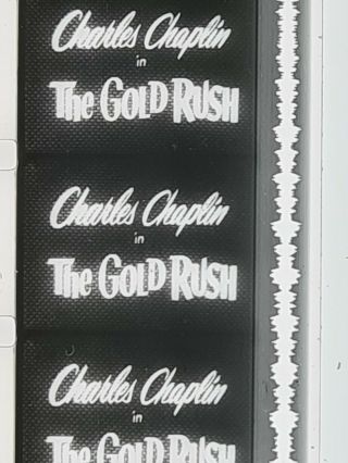 The Gold Rush (1925) 16mm Film Landmark Silent Classic Charlie Chaplin