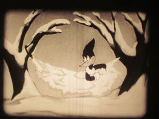 16 mm B & W Sound 467 Castle Films Woody Woodpecker Who ' s Cooking Who 1951 3