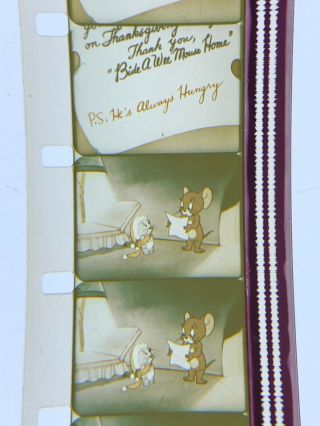 16mm Sound Color Theatrical cartoon The Little Orphan Tom&Jerry 1948 400” vg 2
