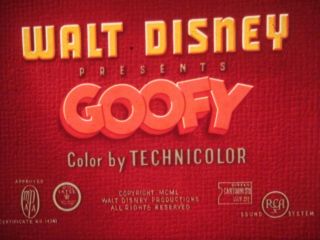 16mm Film WALT DISNEY Cartoon MOTOR MANIA 1950 Animation GOOFY Great Color 2