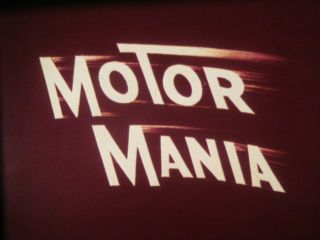 16mm Film WALT DISNEY Cartoon MOTOR MANIA 1950 Animation GOOFY Great Color 3