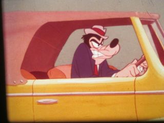16mm Film WALT DISNEY Cartoon MOTOR MANIA 1950 Animation GOOFY Great Color 5