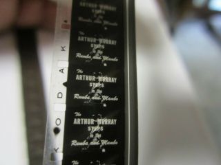16mm film reel De Luxe Laboratories RUMBA MAMBO Arthur Murray Dance 3