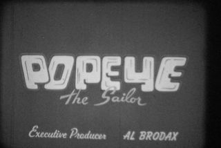 16mm Film - Popeye Cartoon - " Private Eye Popeye " - 1960