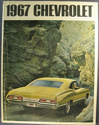 1967 Chevrolet Impala Ss Caprice Bel Air Biscayne Wagon Brochure 67