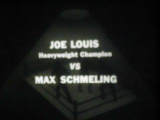 16mm The Greatest Fights of The Century Joe Louis vs Max Schmeling 400 ' Sound 3