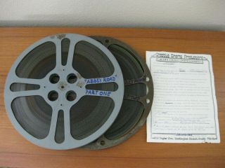 The Beatles Abbey Road 16mm Film Movie On 2 Reels Part Of College Triple Feature