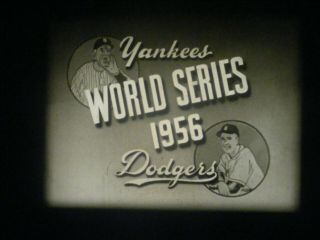 16mm Sound - 1956 World Series - Ny Yankees Vs.  Brooklyn Dodgers - 7 Game Series - B/w