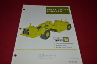 Terex Ts - 14b Scraper Pan Dealer 