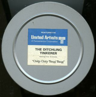 16mm - " The Ditchling Tinkerer " - 1968 - Production Short - Chitty Chitty Bang Bang