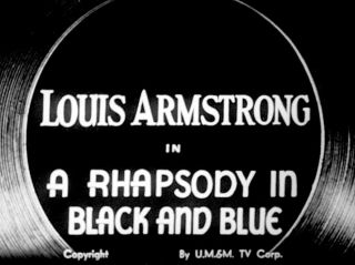 16mm Sound Musical Louis Armstrong " Rhapsody In Black & Blue Paramount Short