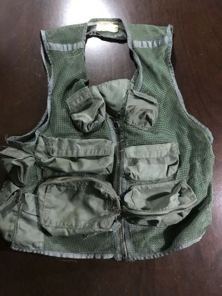 Usaf Survival Nylon Mesh Vest Sru - 21/p Large Lance Clothing 11 Pockets