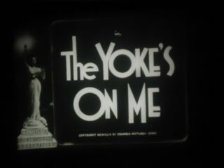 16mm The Three Stooges Yokes On Me 1944